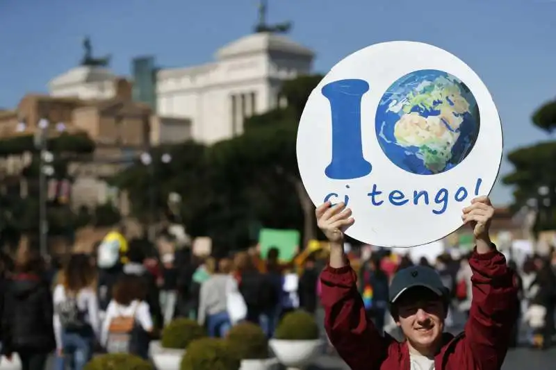 roma   corteo per l'ambiente   fridaysforfuture 23