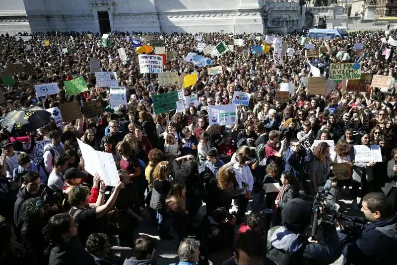 roma   corteo per l'ambiente   fridaysforfuture 26