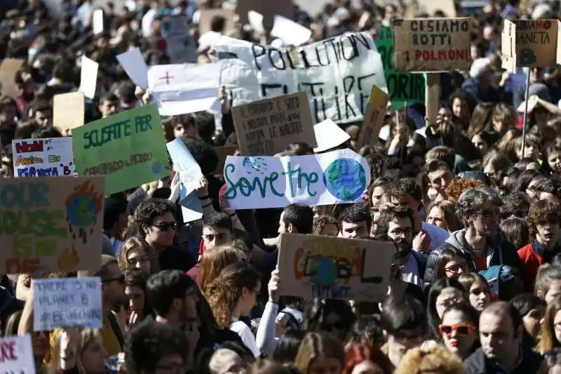 roma   corteo per l'ambiente   fridaysforfuture 28