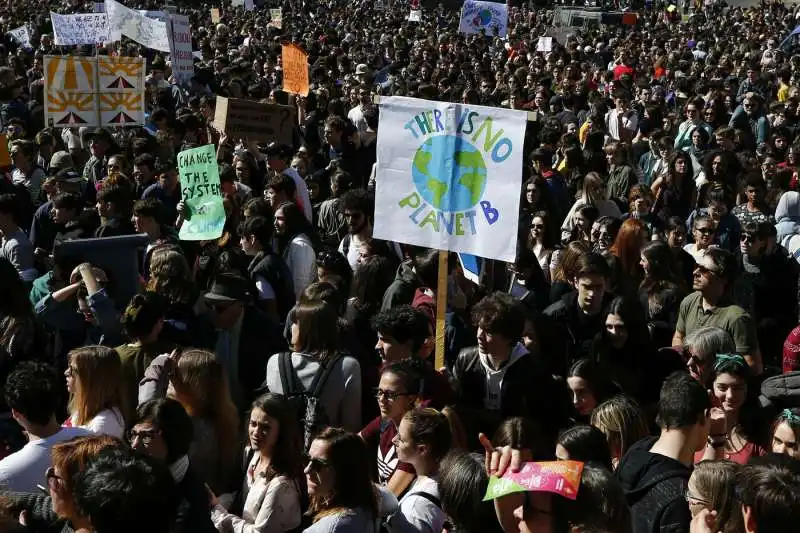 roma   corteo per l'ambiente   fridaysforfuture 37