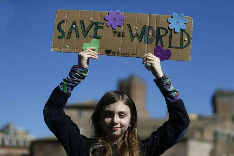 roma   corteo per l'ambiente   fridaysforfuture 4