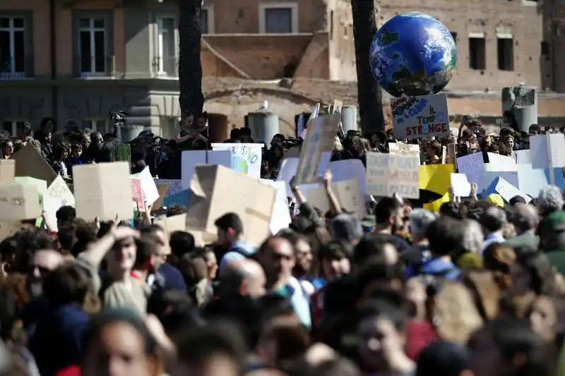 roma   corteo per l'ambiente   fridaysforfuture 44