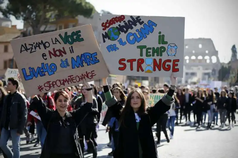 roma   corteo per l'ambiente   fridaysforfuture 6