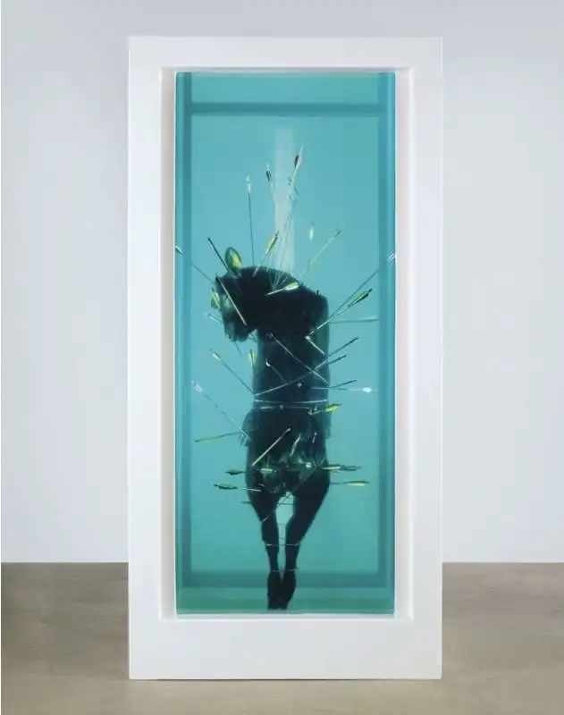 san sebastiano di damien hirst   the george michael collection