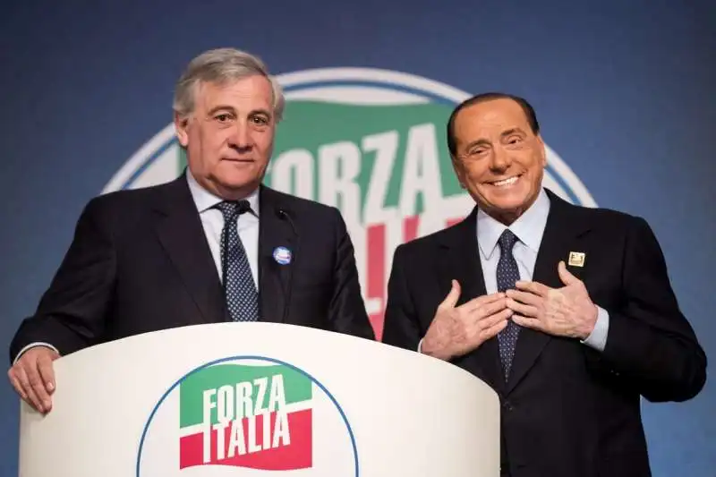 SILVIO BERLUSCONI ANTONIO TAJANI