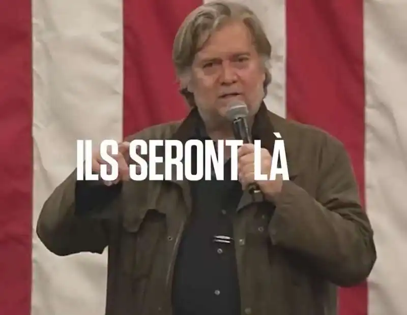 steve bannon nel video del partito renaissance di macron