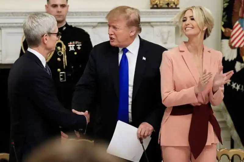 tim cook donald trump ivanka 1