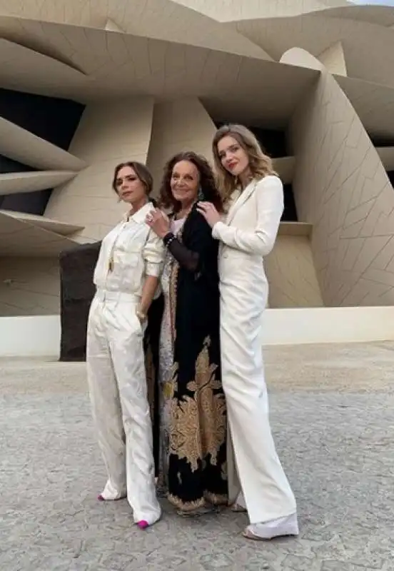 victoria beckham, diane von furstenberg e natalia vodianova