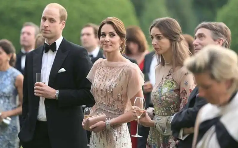 william, rose hanbury e kate middleton