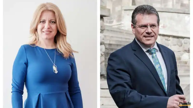 zuzana  caputova maros sefcovic