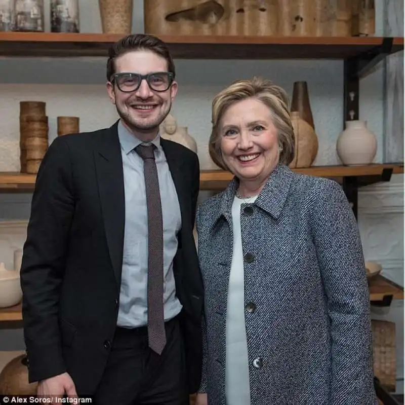 alexander soros hillary clinton