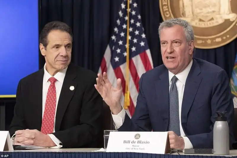 andrew cuomo bill de blasio