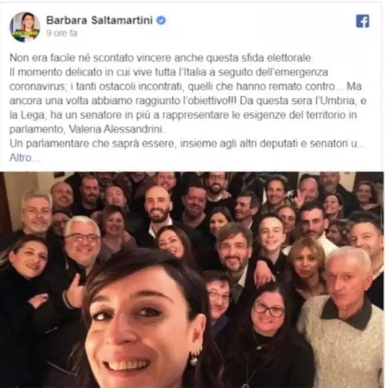 BARBARA SALTAMARTINI POST