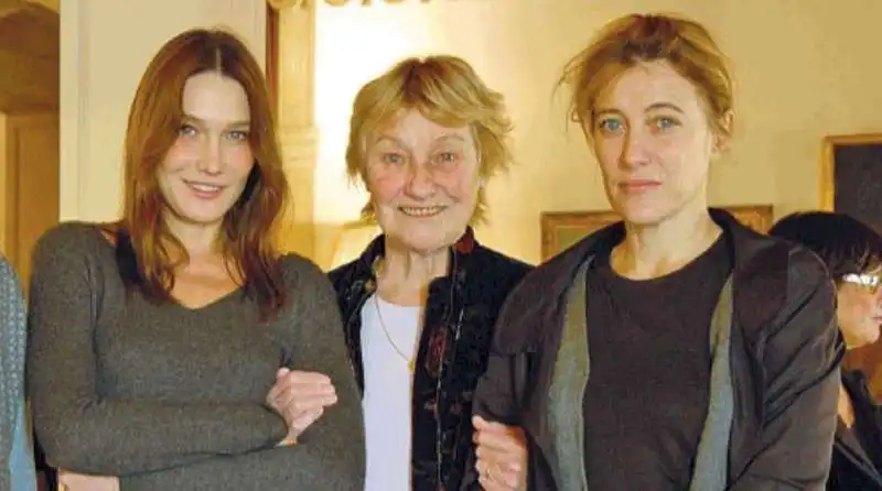 CARLA BRUNI - MARISA BORINI - VALERIA BRUNI TEDESCHI