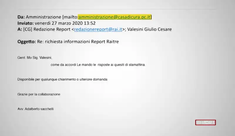 coronavirus – l'inchiesta di report sull'altro paziente uno a piacenza 2