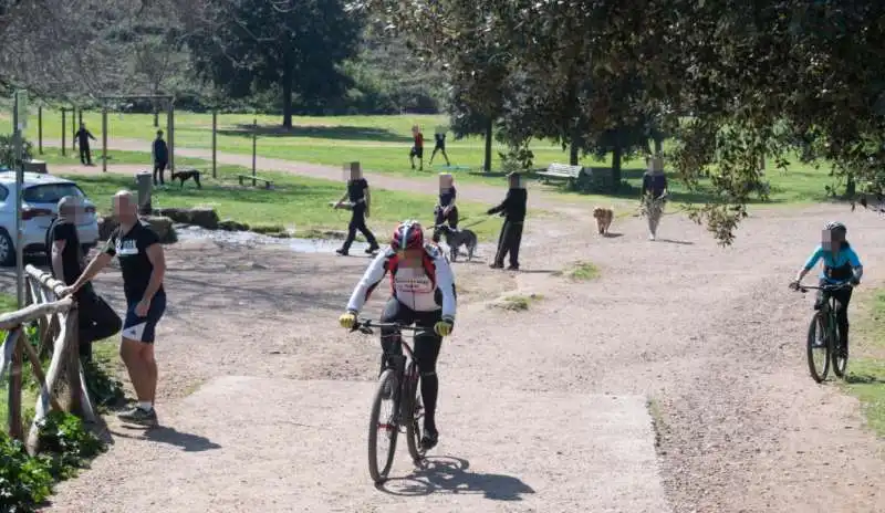 coronavirus, parco della caffarella di roma 2