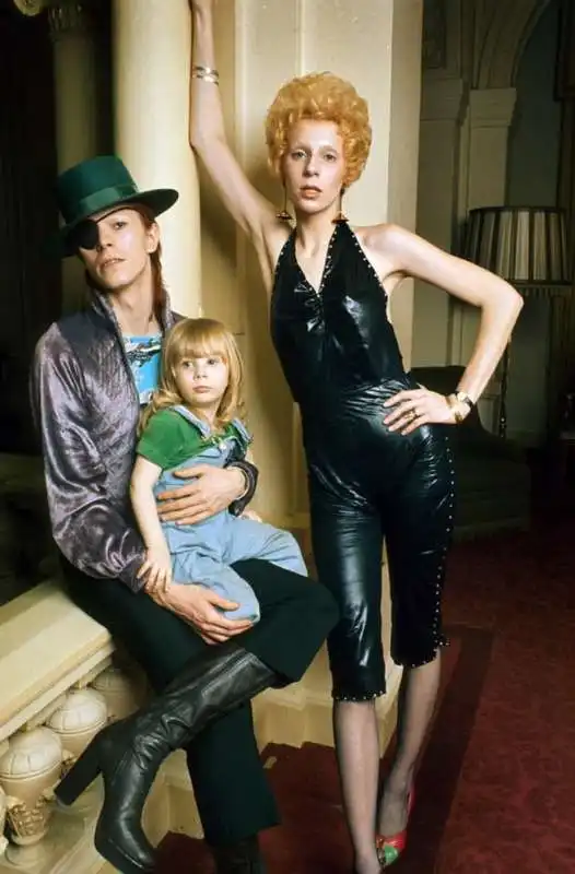 david bowie, angie e il figlio duncan james