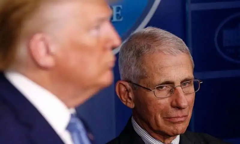 donald trump e anthony fauci