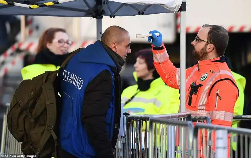 emergenza coronavirus   controlli allo juventus stadium