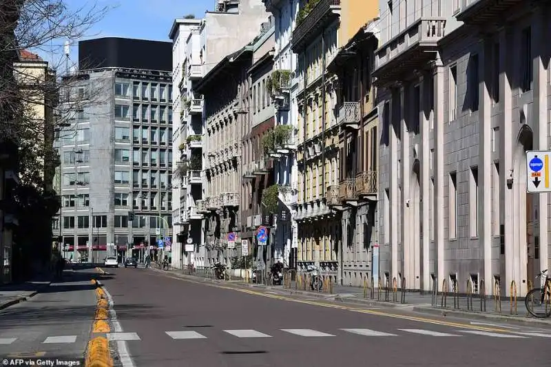 emergenza coronavirus   strada milano