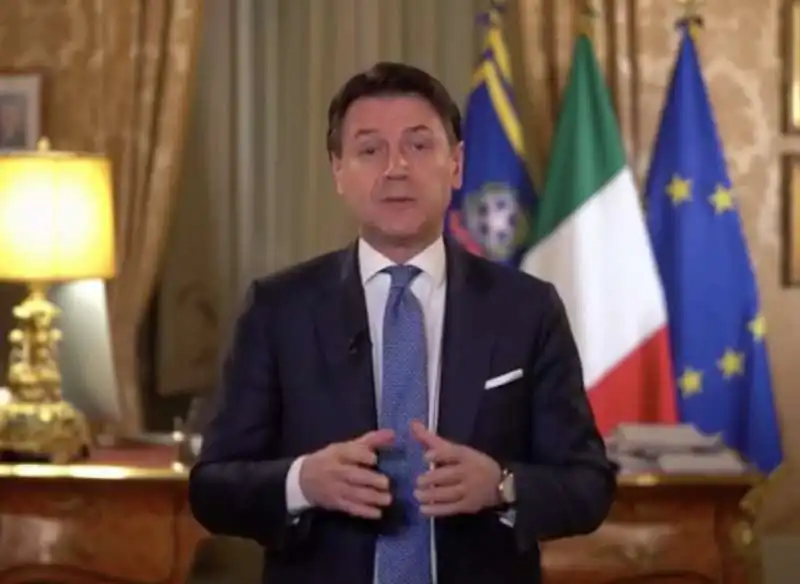 il videomessaggio di giuseppe conte sul coronavirus 1