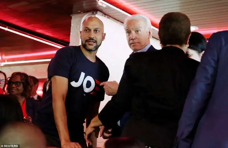 joe biden con il comico keegan michael key