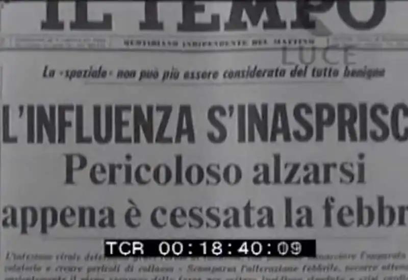 l'influenza spaziale nel video dell'archivio luce 1