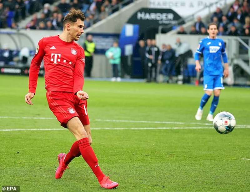 leon goretzka – hoffenheim bayern monaco