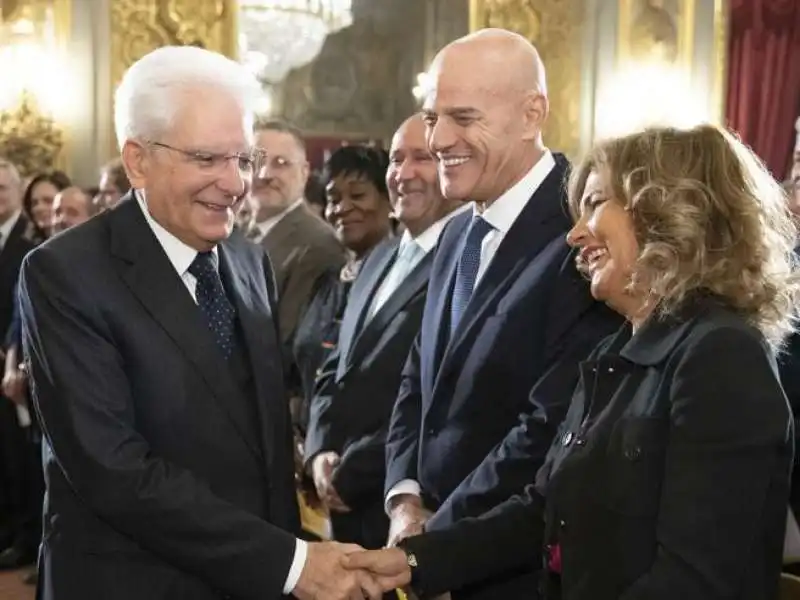 Mattarella Descalzi e marcegaglia