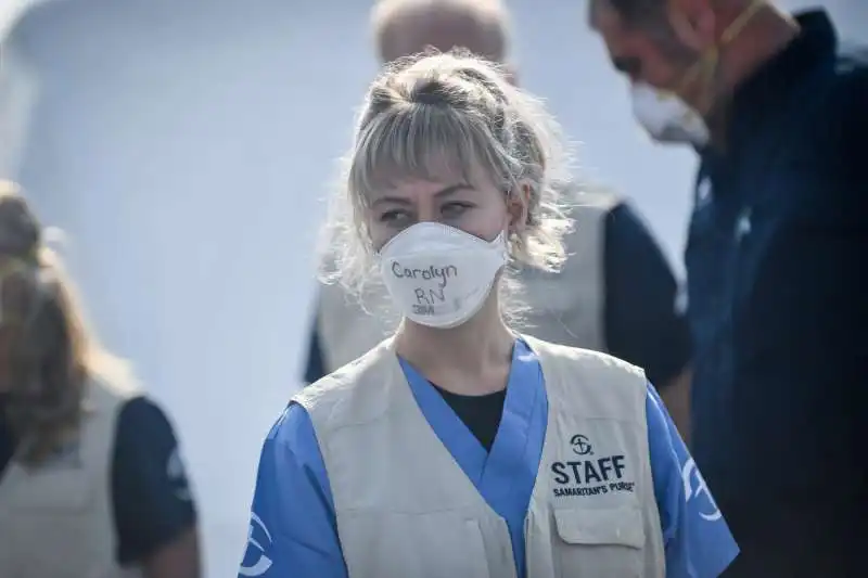 ospedale da campo realizzato dalla ong americana samaritans purse all’ospedale di cremona 18