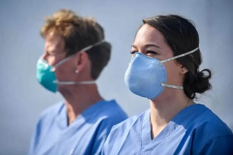 ospedale da campo realizzato dalla ong americana samaritans purse all’ospedale di cremona 20