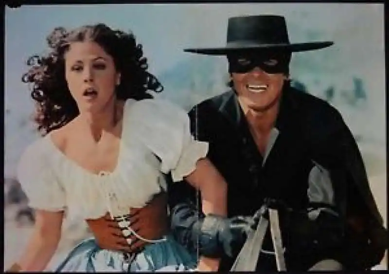 ottavia piccolo e alain delon in zorro di duccio tessari