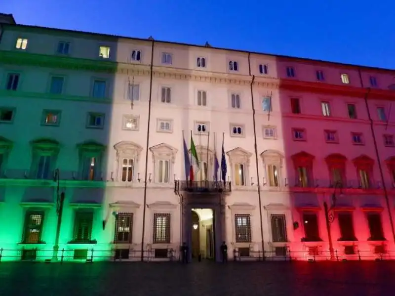 PALAZZO CHIGI TRICOLORE