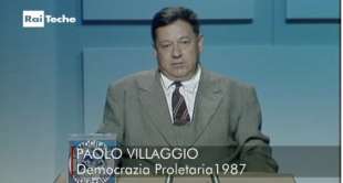 PAOLO VILLAGGIO CANDIDATO