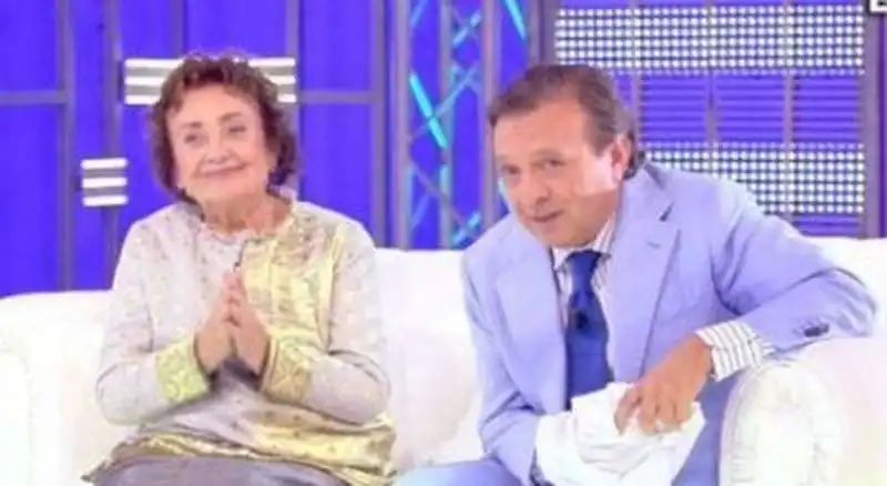 piero chiambretti con la madre felicita 1