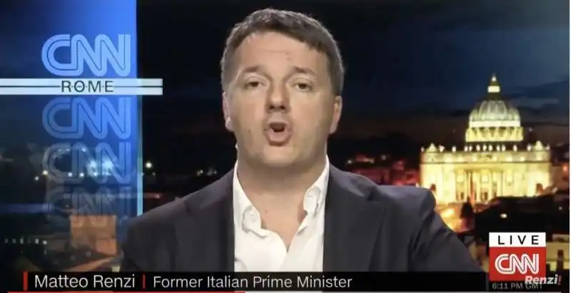 Renzi alla Cnn