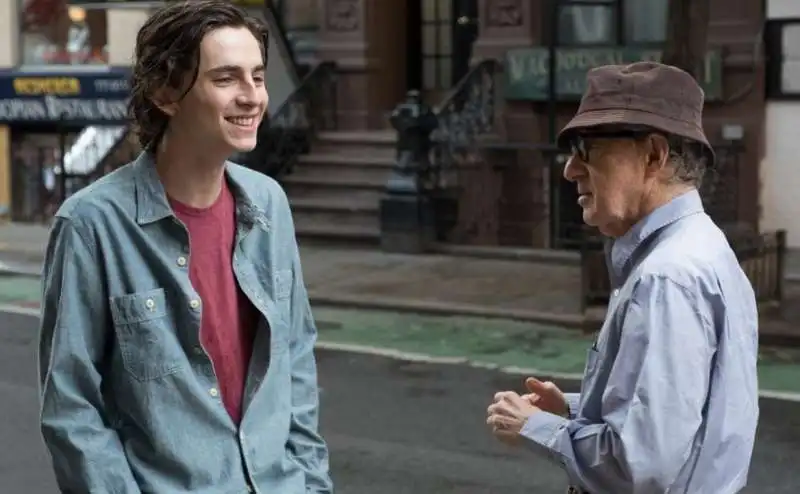 Timothee Chalamet e woody allen