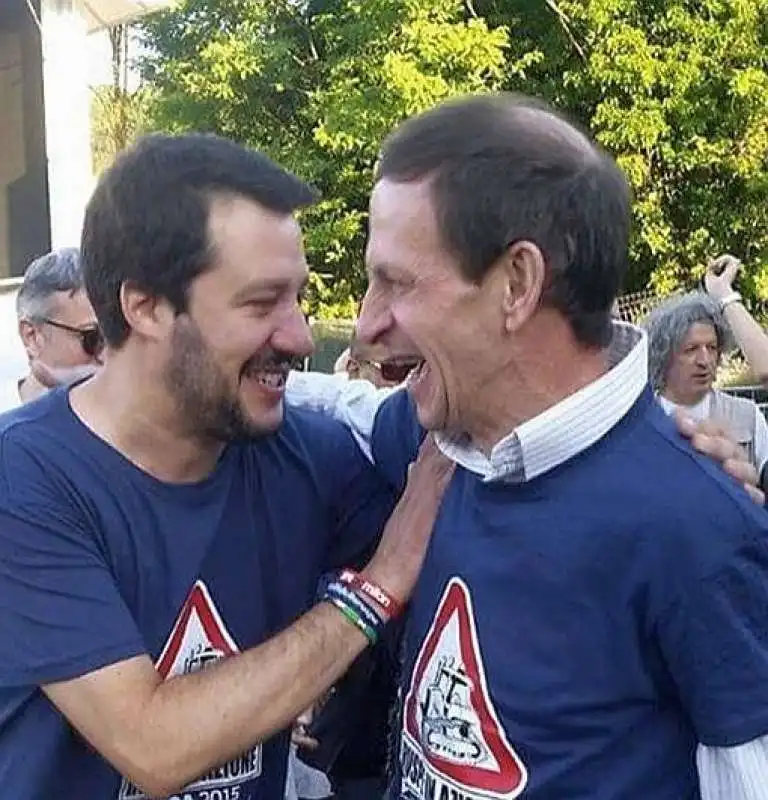 matteo salvini e alessandro savoi 