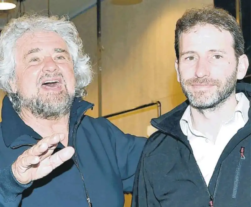 BEPPE GRILLO DAVIDE CASALEGGIO