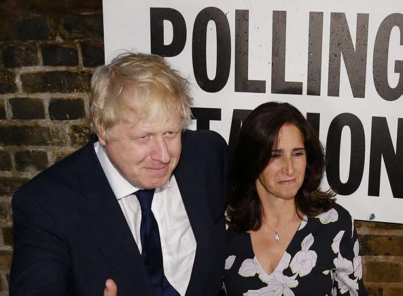 BORIS JOHNSON CON LA EX MOGLIE