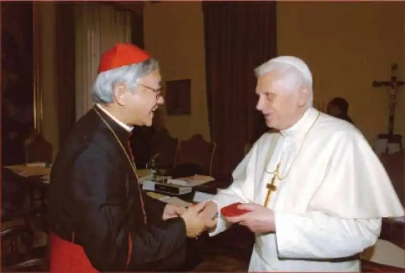 cardinale zen ze kiun  con ratzinger 