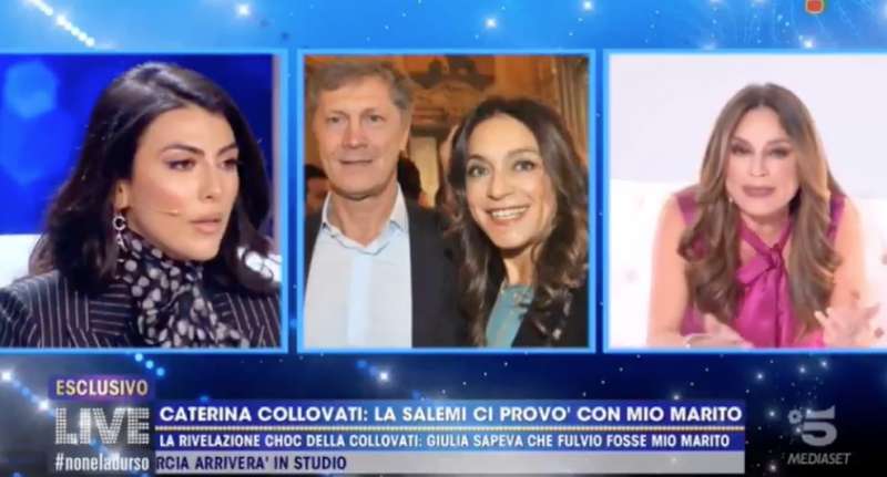 caterina collovati vs. giulia salemi a live non e' la d'urso 3