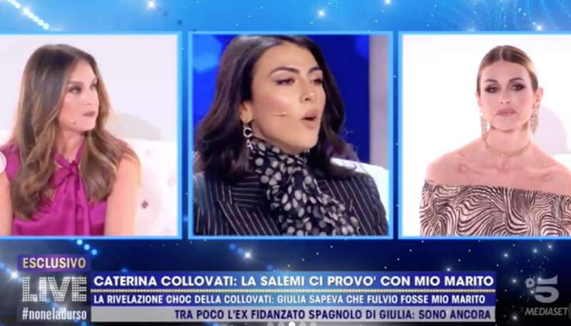 caterina collovati vs. giulia salemi a live non e' la d'urso 5