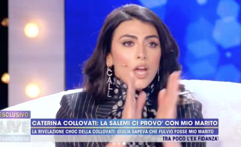 caterina collovati vs. giulia salemi a live non e' la d'urso 7