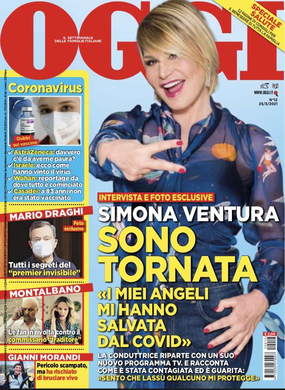 COPERTINA OGGI - 18-25 MARZO 2021