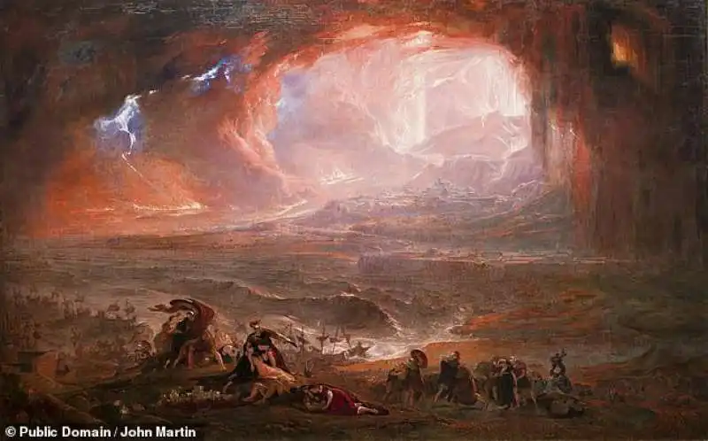 distruzione di pompei john martin