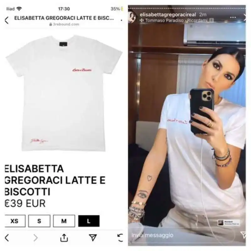 elisabetta gregoraci e la capsule di magliette 5