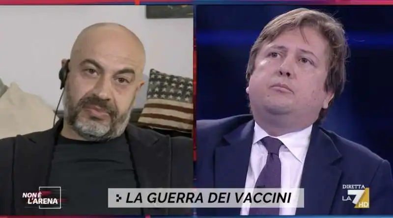 gianluigi paragone pierpaolo sileri   non e' l'arena  3