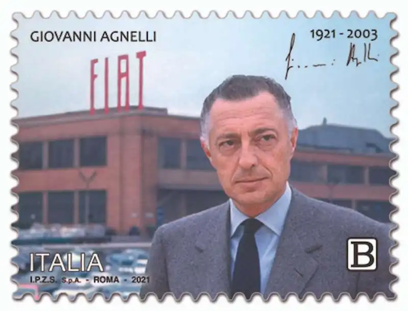 Gianni Agnelli francobollo