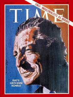 gianni agnelli sulla copertina di time nel 1969